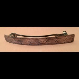 Handmade Sterling Silver Women’s Hair Barrette